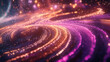 © jiraporn - Swirling Colorful Patterns with Sparkles in Abstract Background