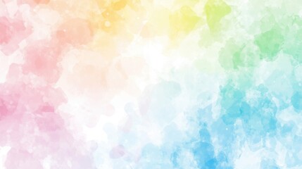 Wall Mural - soft pastel watercolor background with abstract color blends