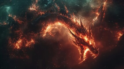 abstract space background, universe with stars