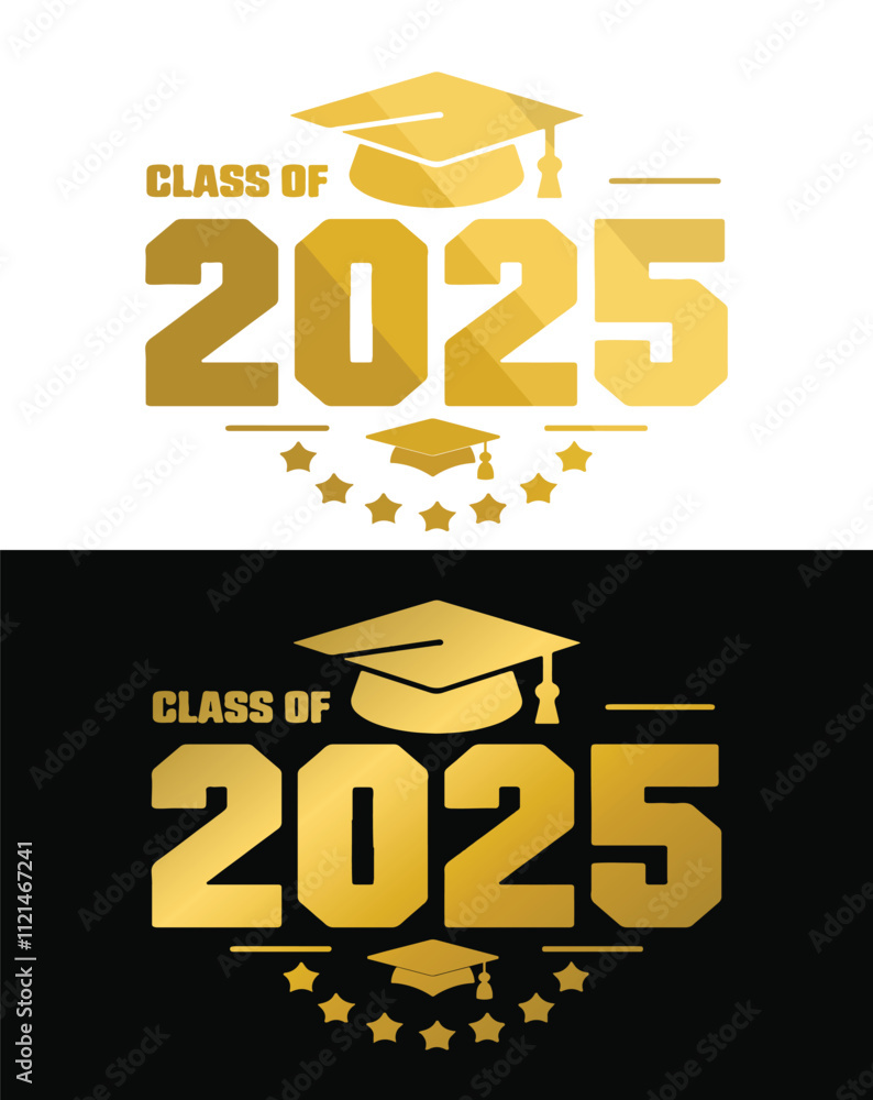 Class of 2025 greeting sign. Template Congratulations, Congrats ...