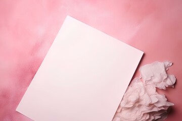 Sticker - pink envelope with card