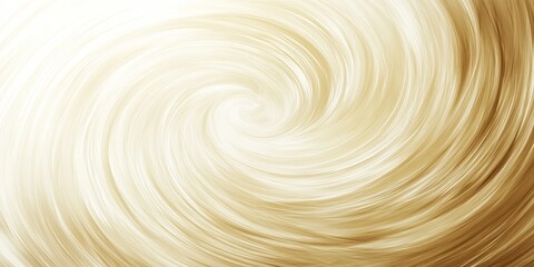 Wall Mural - An abstract background featuring swirling mocha and cream tones in a smooth, circular pattern