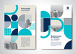 © imoooun - Template vector design for Brochure, AnnualReport, Magazine, Poster, Corporate Presentation, Portfolio, Flyer, infographic, layout modern with blue color size A4, Front and back, Easy to use and edit.