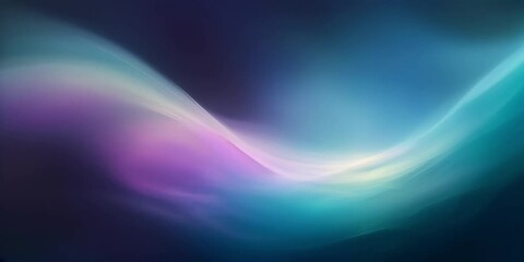 Wall Mural - an abstract a swirling background, nebula in shades of teal, purple, and white. flow wave motion bac