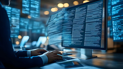 Coding Night Illustration