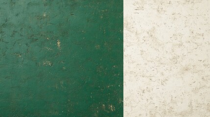 Leinwandbilder - Kraft paper texture backdrop in beige and green hues ideal for mockups and creative projects with ample copy space for text insertion