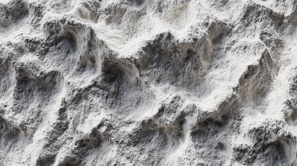 Leinwandbilder - Textured gray rough wall surface with natural formations and irregular patterns suitable for backgrounds and design projects.