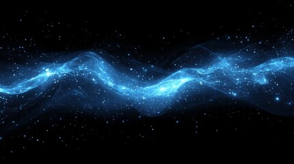 Wall Mural - Ethereal Cosmic Wave