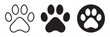 © creativeart - cat paw footprint sign and symbol icon