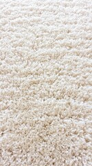 Wall Mural - A close-up view reveals a freshly vacuumed beige carpet with a plush texture and even fiber arrangement, highlighting its cleanliness and softness in a cozy indoor environment