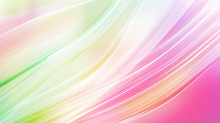 Wall Mural - soft pastel flowing lines creating calming abstract background