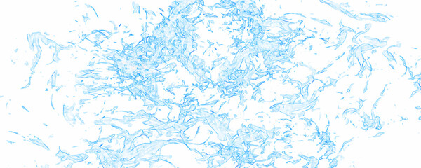 Wall Mural - Abstract brush painted sky blue frozen design background. Grunge blue aquarelle painted paper textured canvas for vintage design, invitation card, template. blue acrylic and frozen textures on white 