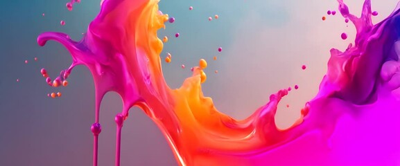 Wall Mural - motion color drop in water ink swirling in colorful ink abstraction fancy dream cloud of ink under w