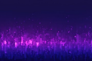 A purple background with a lot of squares and dots