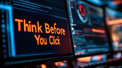 Think Before You Click: Crucial Online Safety Message