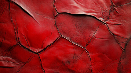 A background featuring red vintage leather with a grunge texture.