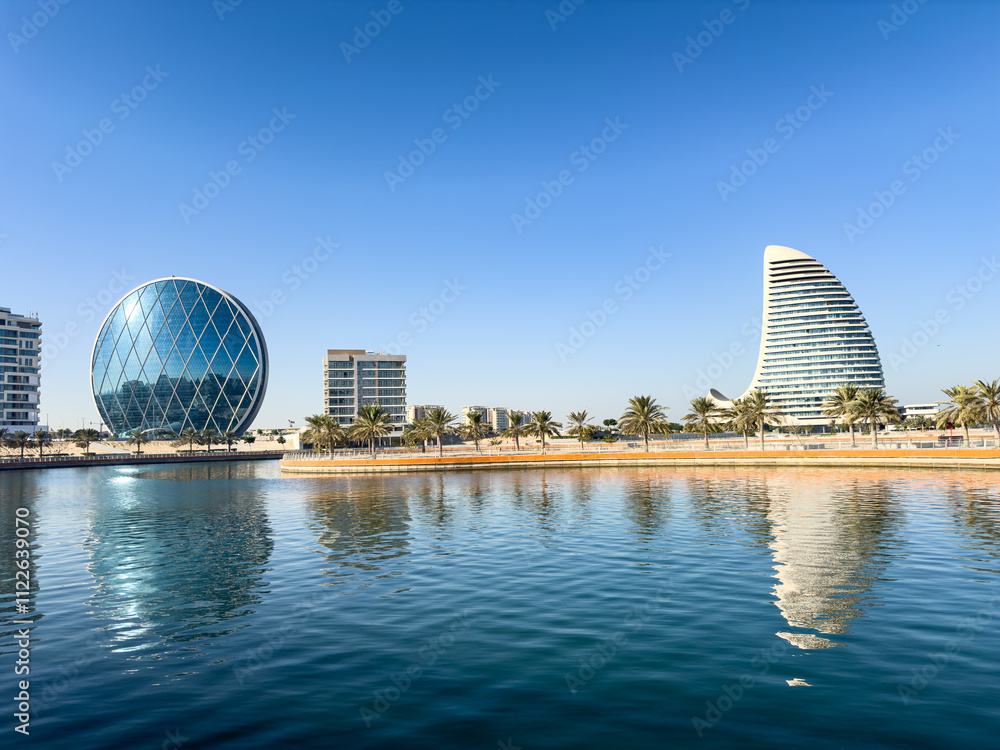 Aldar Headquarters Building, also known as The Disk and the residential ...