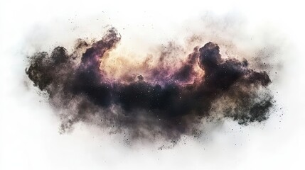 Wall Mural - cosmic nebula cloud dust and starscape