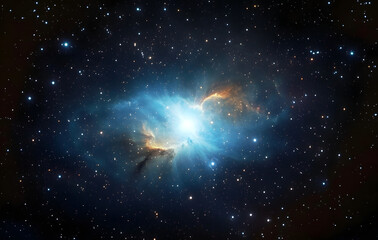 Wall Mural - stars and nebula in outer space, constellation galaxy in universe, cosmos background
