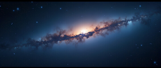 View of the galaxy, the Milky Way