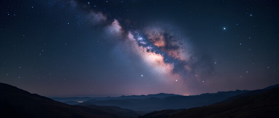 View of the galaxy, the Milky Way