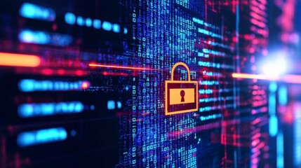 Fototapete - Addressing security risks and vulnerabilities in digital environmentsa comprehensive overview of cybersecurity concepts