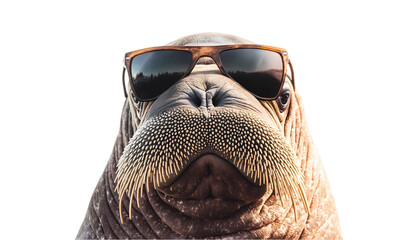 walrus on transparent background