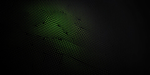 Wall Mural - mesmerizing green grid pattern on black background creates dynamic visual effect, perfect for modern designs and digital art