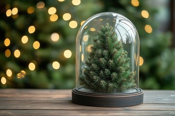 Poster - A little Christmas tree in a cylinder