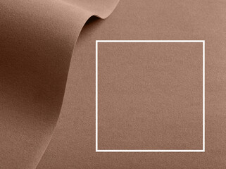 Leinwandbilder - Beautiful mocha mouse paper background with trendy brown tones and a modern fashion texture
