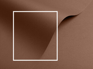 Aufkleber - Monochrome mocha mouse trendy paper background offering a rich brown modern fashion texture