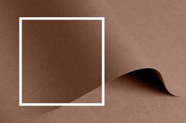 Aufkleber - Rich brown mocha mouse paper background with a trendy texture for modern, beautiful design