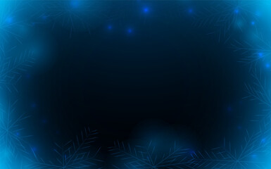 Poster - Blue Winter Abstract Background