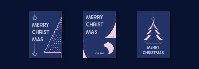 Poster - Minimalist Christmas Cards Designs