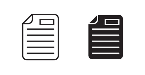 Poster - File flat simple vector symbols illustration.