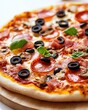 © MuhamadNoorHazwan - Colorful Pizza Toppings in Watercolor Style
