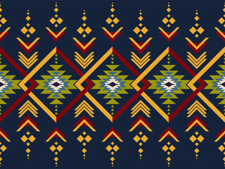 Wall Mural - Navajo pattern design. Native American style. Can be used in fabric design for clothing, textile, wrapping, background, wallpaper, carpet, embroidery, print