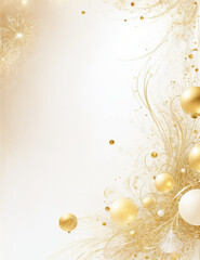 Wall Mural - golden christmas background - abstract golden christmas background - generative ai