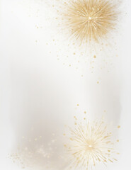 Wall Mural - background with fireworks - abstract golden firework background - Generative AI