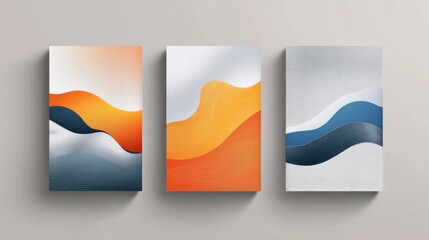 template vector design set for brochure, annualreport, corporate presentation, portfolio, flyer, lay