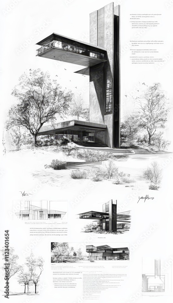 Showcasing an impressive architectural portfolio with project ...