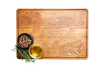 Cutting board and seasonings