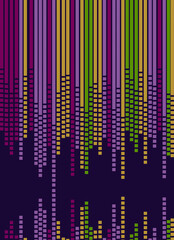 Wall Mural - abstract equalizer background