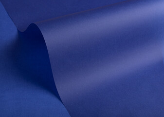 Aufkleber - Elegant royal blue tracing paper background with a matte finish and subtle gradient. Translucent