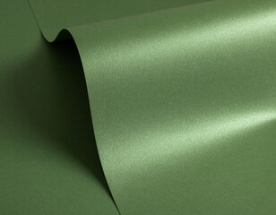 Leinwandbilder - Luxurious green paper background with a soft satin texture and rich metallic sheen. Subtle gradient