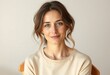 © iushakovsky - Serene half-length portrait of a woman