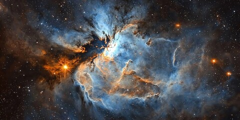 Wall Mural - background of galaxy and stars