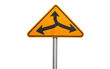 © Steven - Fork junction traffic sign