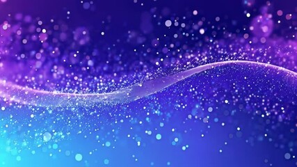 Wall Mural - blue and purple gradient background with particle effect