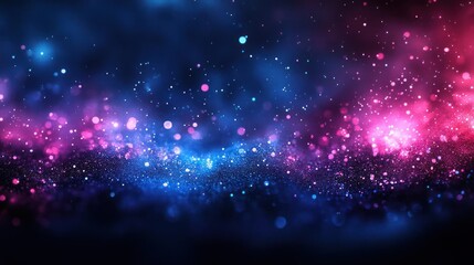 Wall Mural - Stellar Nebula with colorful stars against a deep space background.